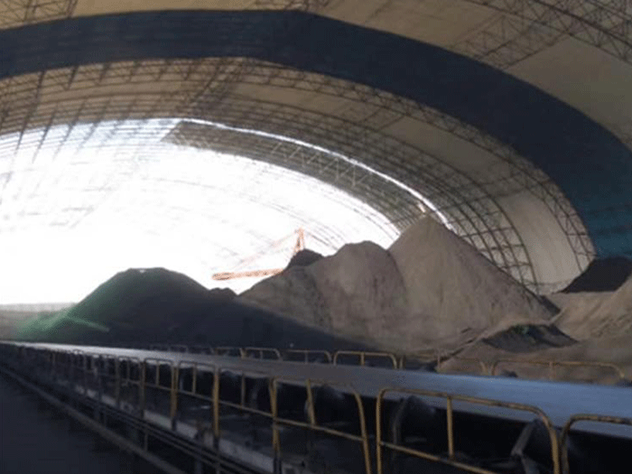 浏阳煤棚料仓网架