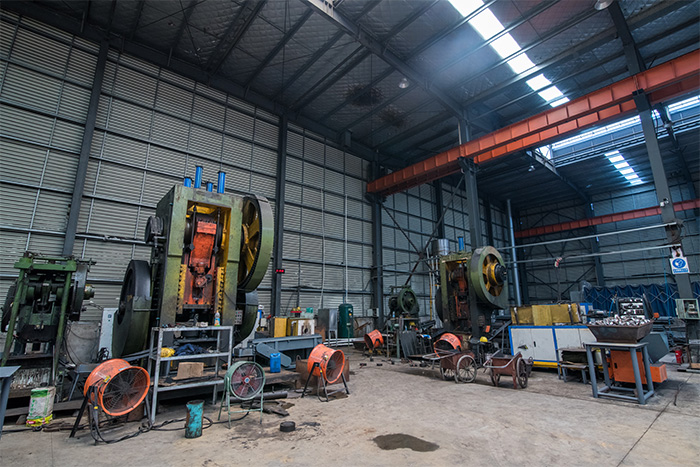 浏阳网架配件-锥头加工车间